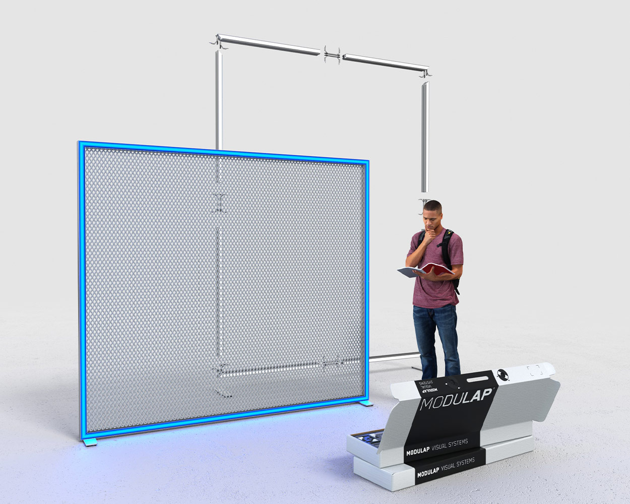 Modulap One LED Lightframe - Breite 215cm