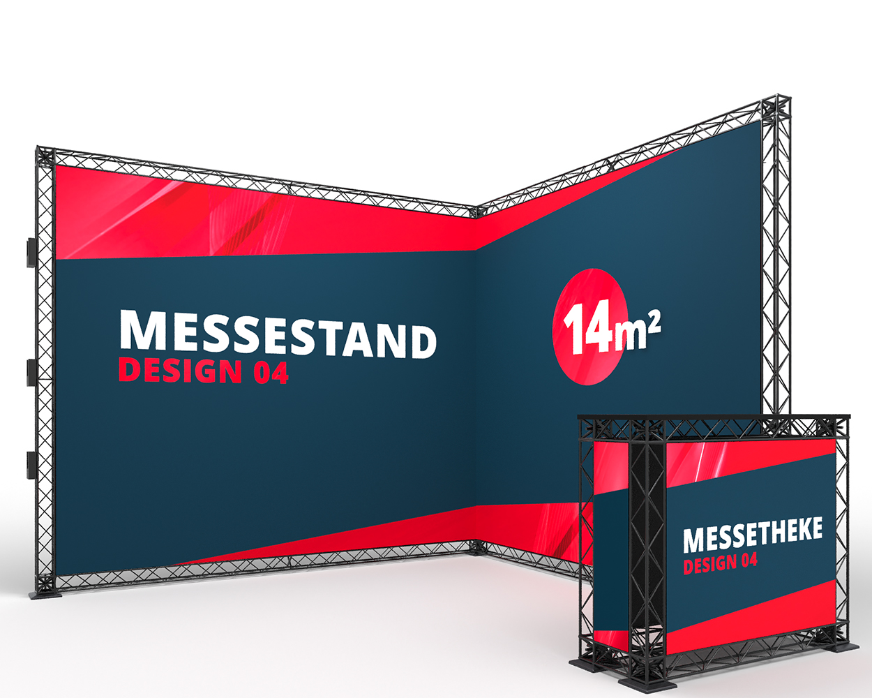 X-Module Messestand Traverse Design4