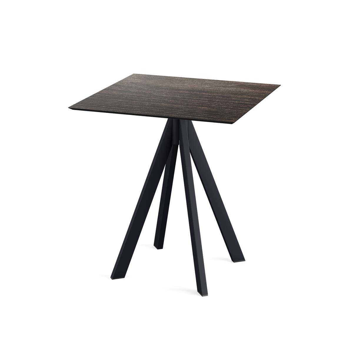 Infinity Bistrotisch HPL 70x70 cm - Gestell Schwarz