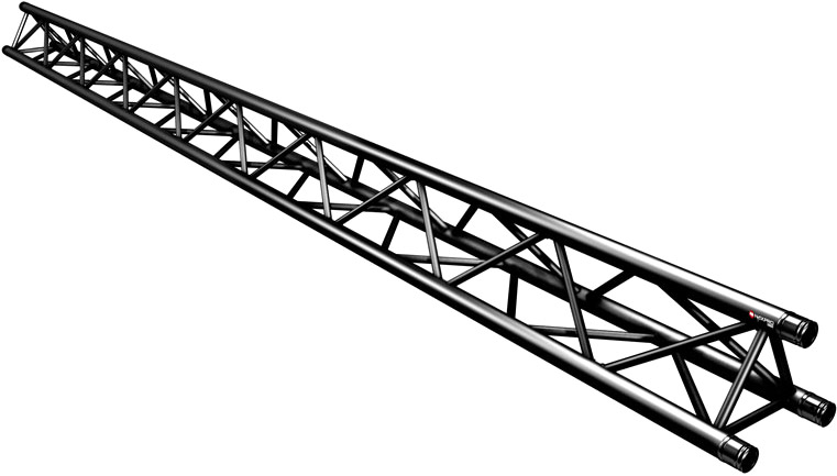 Naxpro-Truss FD 33 Strecke 450 cm RAL9005 - Schwarz - Seidenmatt