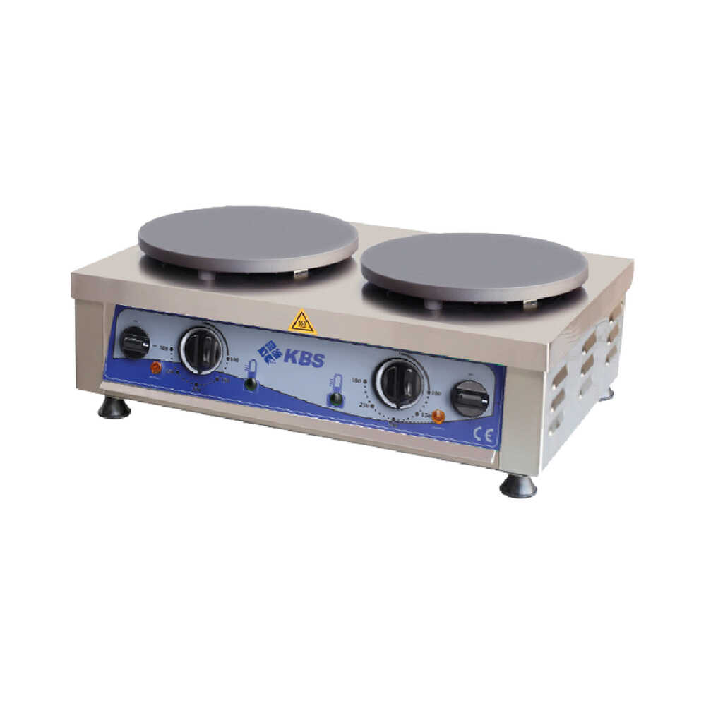 KBS Crepiere CR800 elektro 2 Platten je Ø40 cm, 6000 Watt, 230V