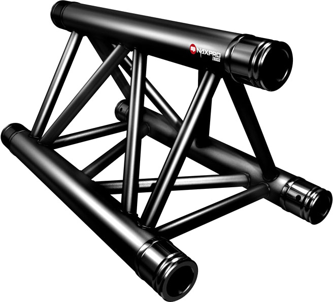 Naxpro-Truss FD 33 Strecke 50 cm RAL9005 - Schwarz - Seidenmatt