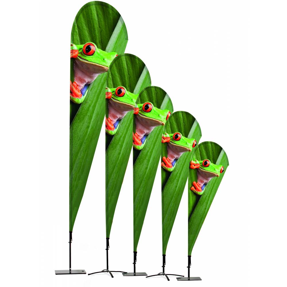 Beachflag Alu Drop