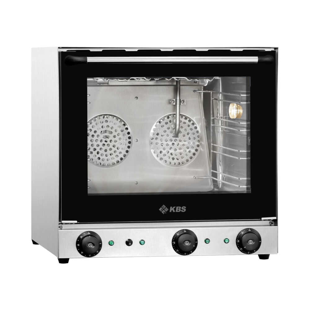 KBS Heißluftofen Premium, für 4 Bleche/Roste 430x320mm, inkl. Beschwadung und Grill, 2700 Watt, 230V