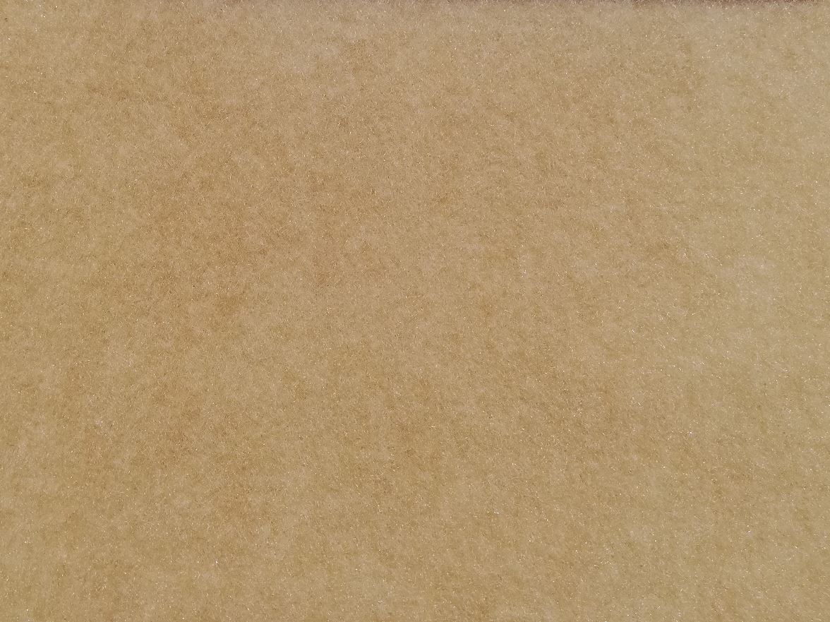 Velours Messeteppich Budget Sonderfarbe Creme
