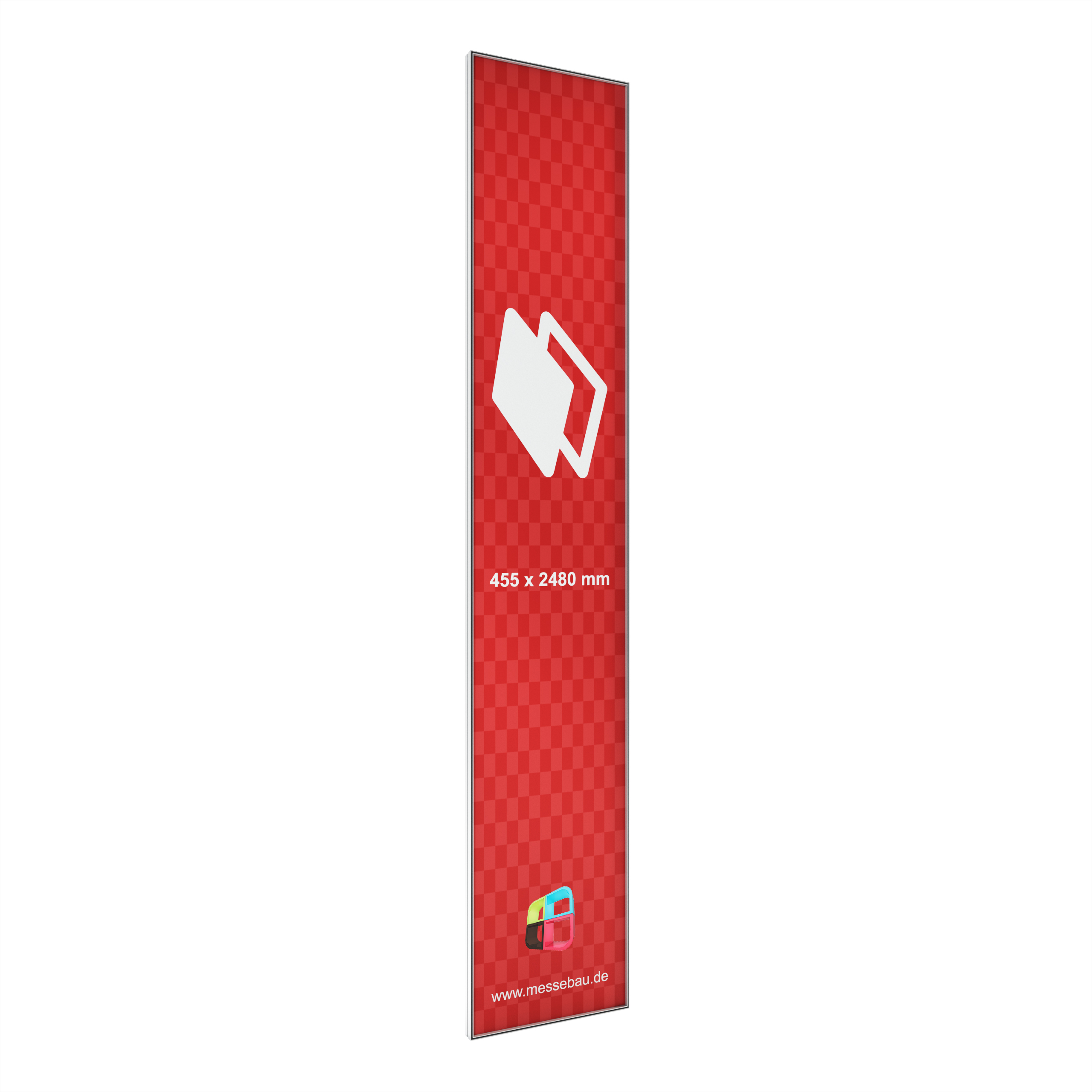 Paneelgrafik bedruckt für Octawall 455x2480mm