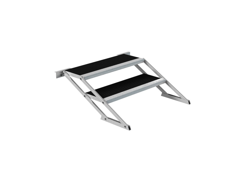 Treppe variabel 40-60cm zwei Stufen für GT Stage Deck