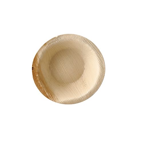 Palmblatt Schalen "pure", rund 100 ml, Ø 10 cm, VPE= 100 Stück (4 x 25)