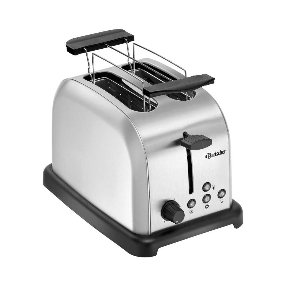 Bartscher Toaster TBRB20, für 2 Toastscheiben., 880 Watt, 230V