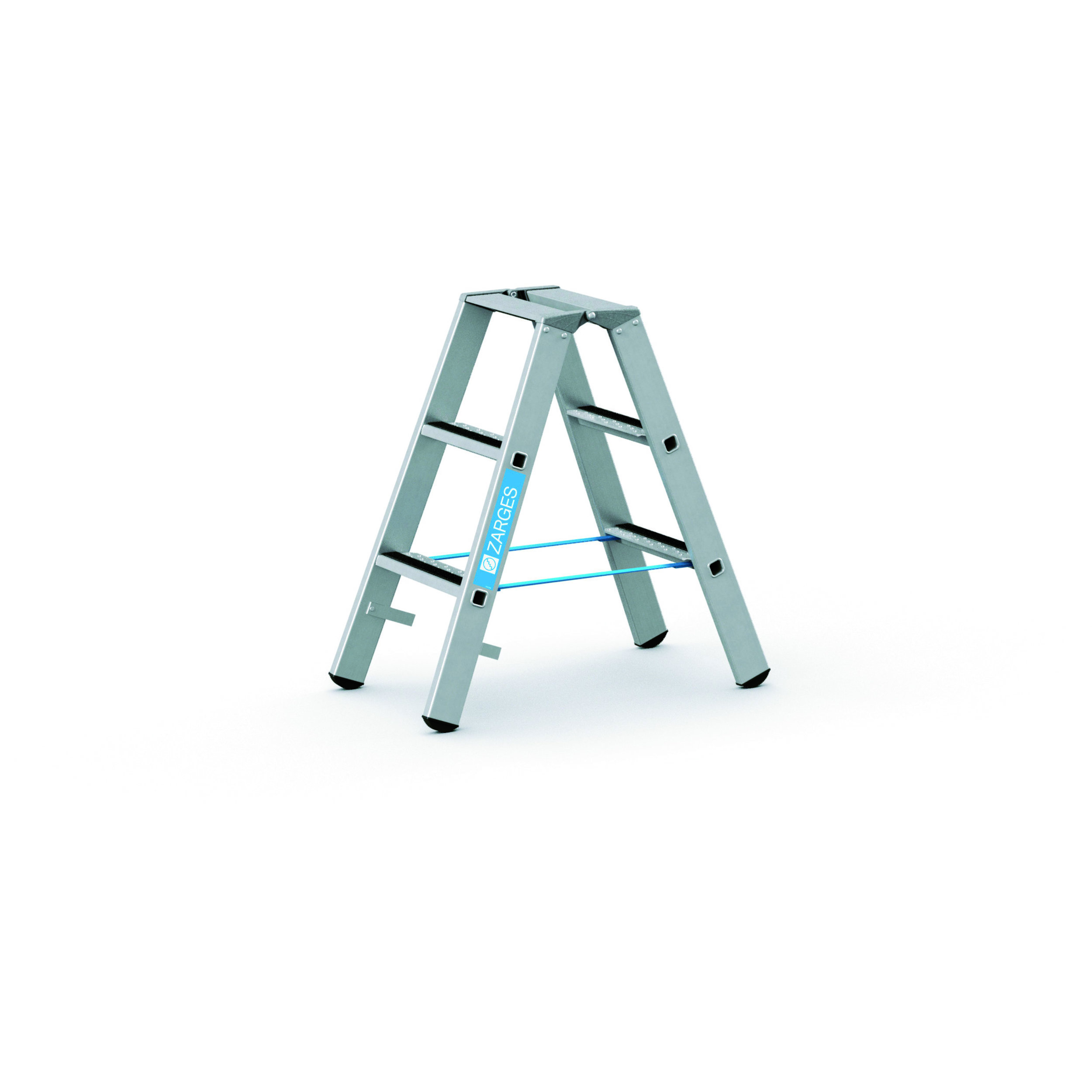 Zarges R13step B - Gebördelte Stufen-Stehleiter