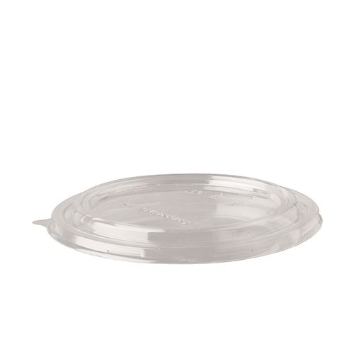 Deckel für Salatschalen To Go, PLA rund Ø 15 cm klar, VPE= 300 Stück (6x 50)
