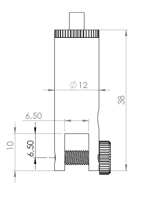 Abhängeset für Displays bis 6mm Stärke, Drahtseil ø1,5mm