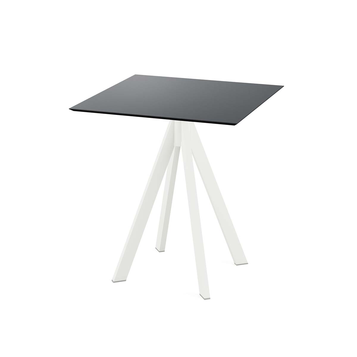 Infinity Bistrotisch HPL 70x70 cm - Gestell Weiß