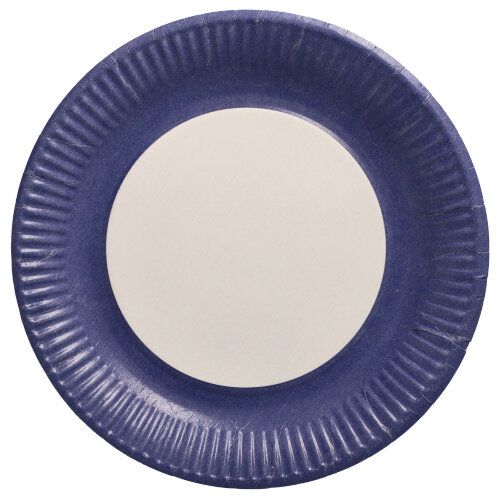 Pappteller Ø 23 cm blau, VPE= 500 Stück (25x 20Stück)