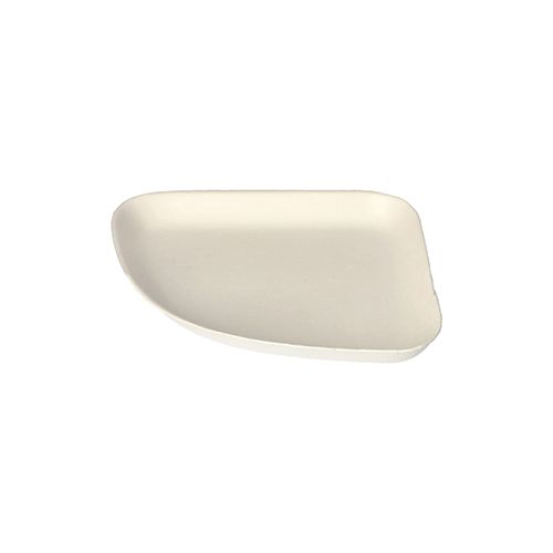 Teller aus Zuckerrohr "pure" 13 x 13 cm weiß "Belle Vie, Ligne Carée", VPE= 40 Stück (10x 4)
