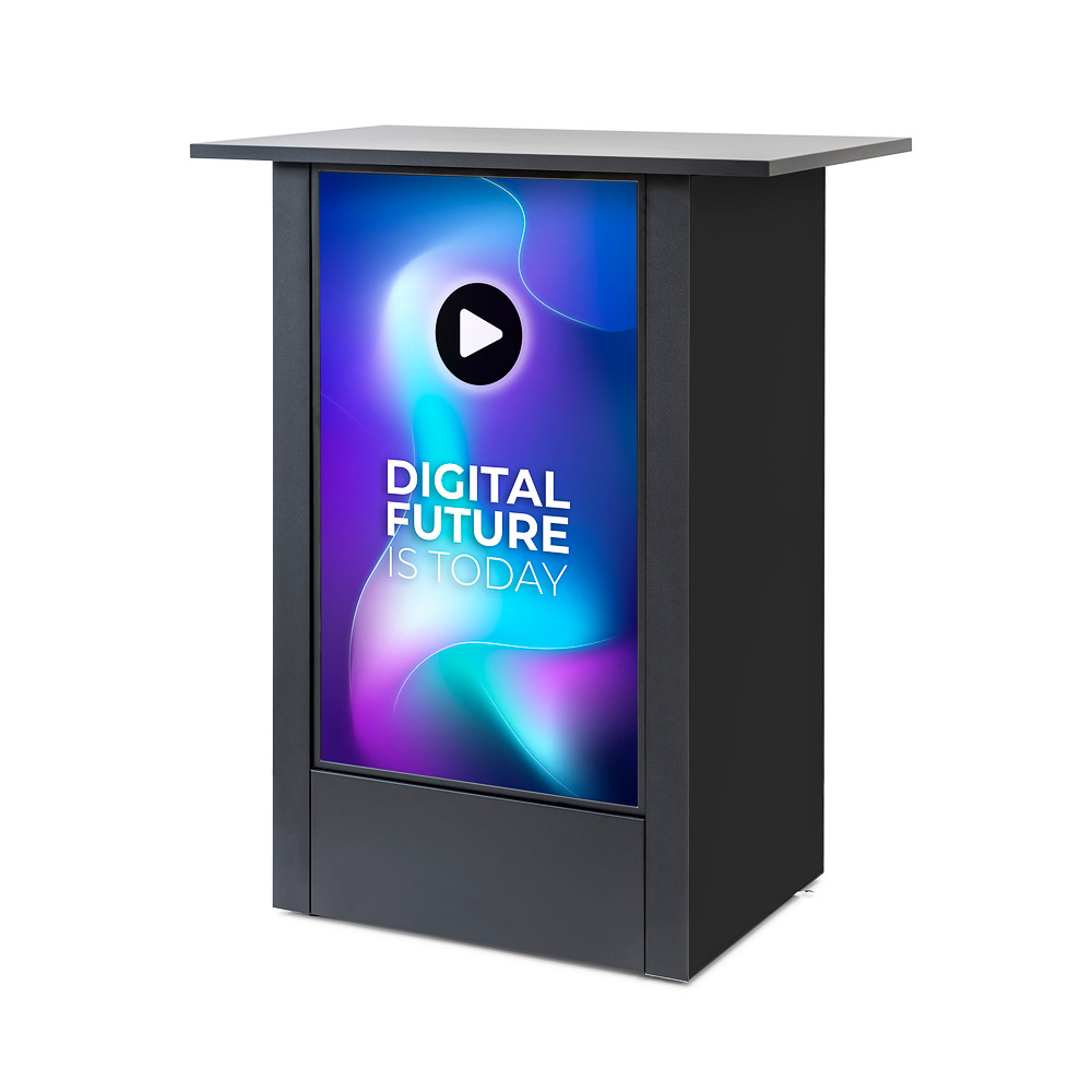 Digitale Promotiontheke Futuro Mit 32" Samsung-Bildschirm Vertikal