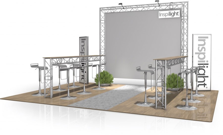 Messestand Traverse FD 23 - 3 x 3 m