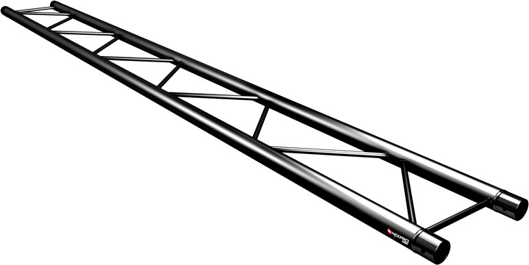 Naxpro-Truss FD 22 Strecke 200 cm RAL9005 - Schwarz - Seidenmatt