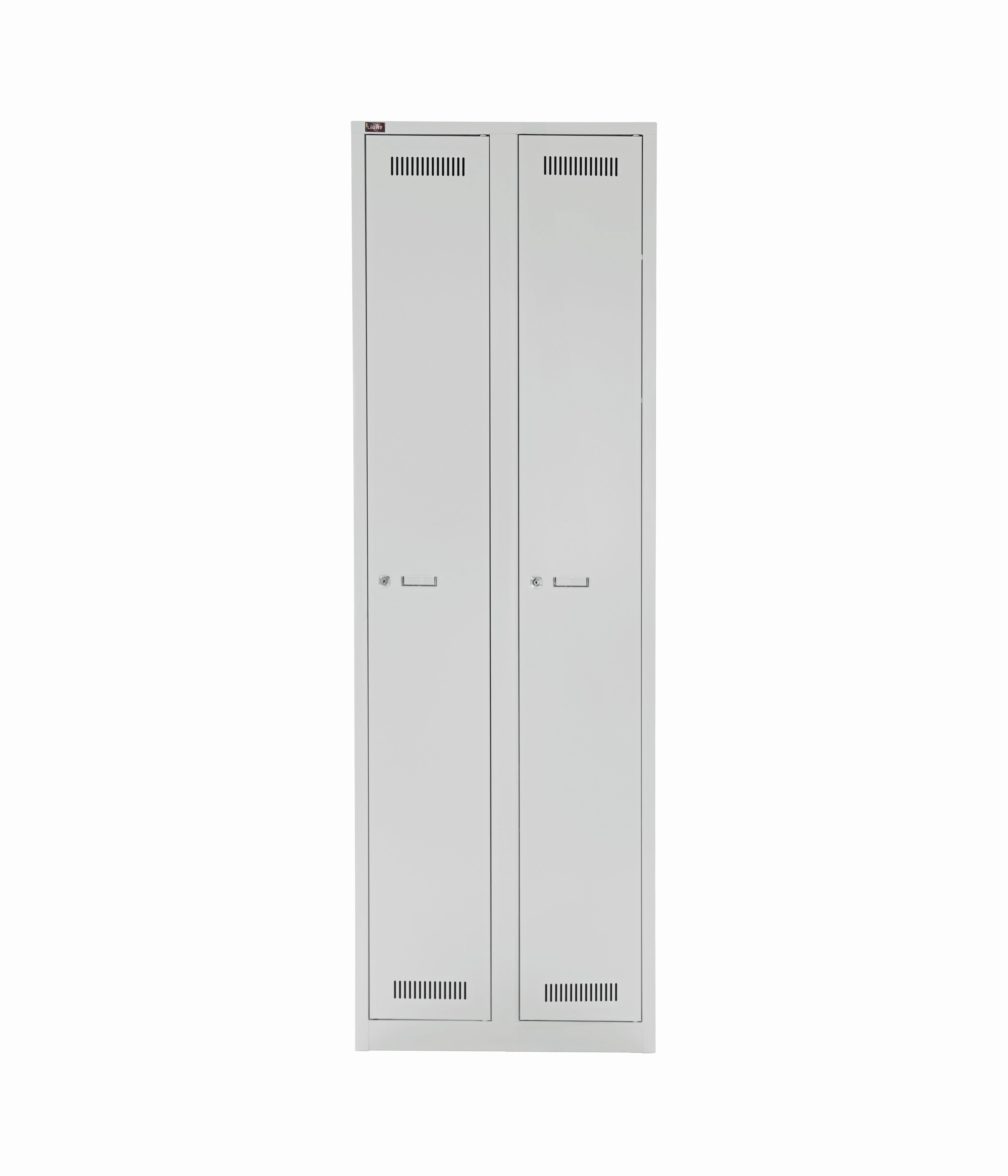 Bisley Garderobenschrank LIGHT 2 Abteile - je 1 Fach Abteilbreite 40cm 