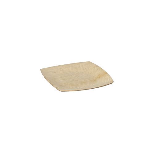 Teller aus Palmblatt "pure" 10 x 10 cm natur "QUADRATO", VPE= 100 Stück (4x 25)
