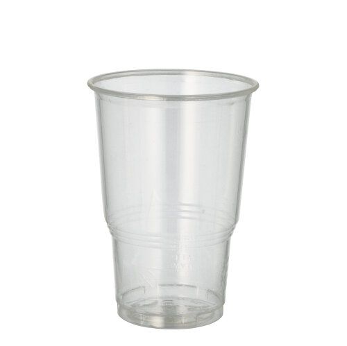PLA-Becher, Kaltgetränkebecher, "pure" 0,25 l glasklar mit Schaumrand, VPE= 2100 Stück (30x 70)