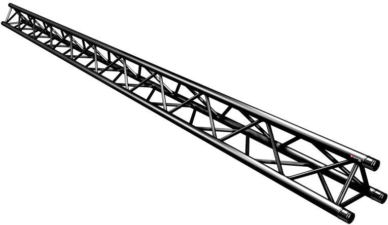 Naxpro-Truss FD 33 Strecke 500 cm RAL9005 - Schwarz - Seidenmatt