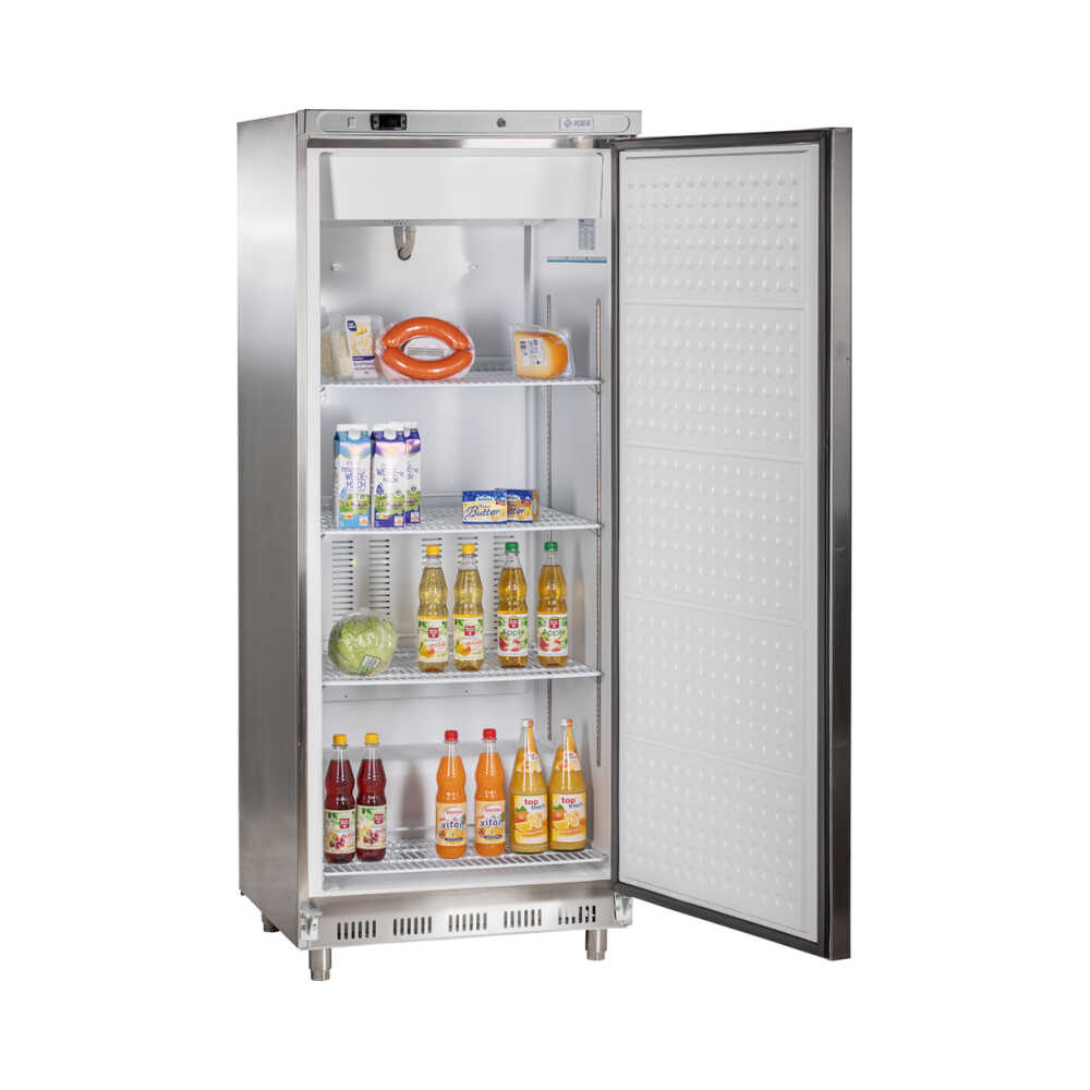 Gewerbe - Lagerkühlschrank KBS 702 U CHR, Edelstahl, Umluftkühlung, 641 Liter