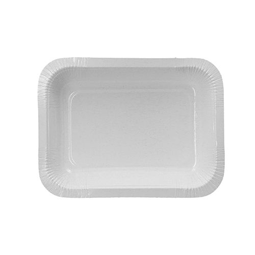 Siegelschalen aus Pappe eckig 530 ml, 13,7 x 18,1 cm, weiß, VPE= 260 Stück (1x 260)