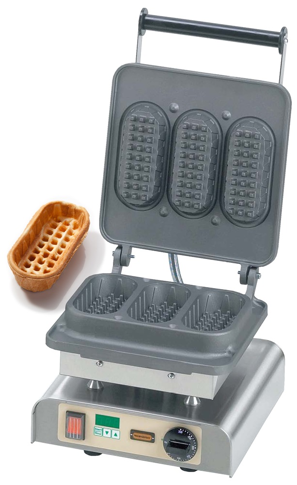 Waffeleisen Waffelschale I - Die essbare Snackschale - mit Digitaltimer – 230V