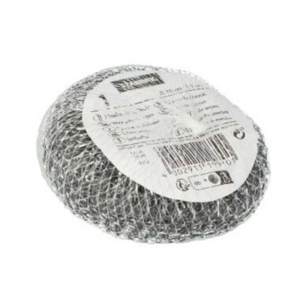 Topfreiniger aus Draht Ø 10 cm x 3 cm, scheuernd, 1 VPE = 120 Stück (120x 1)