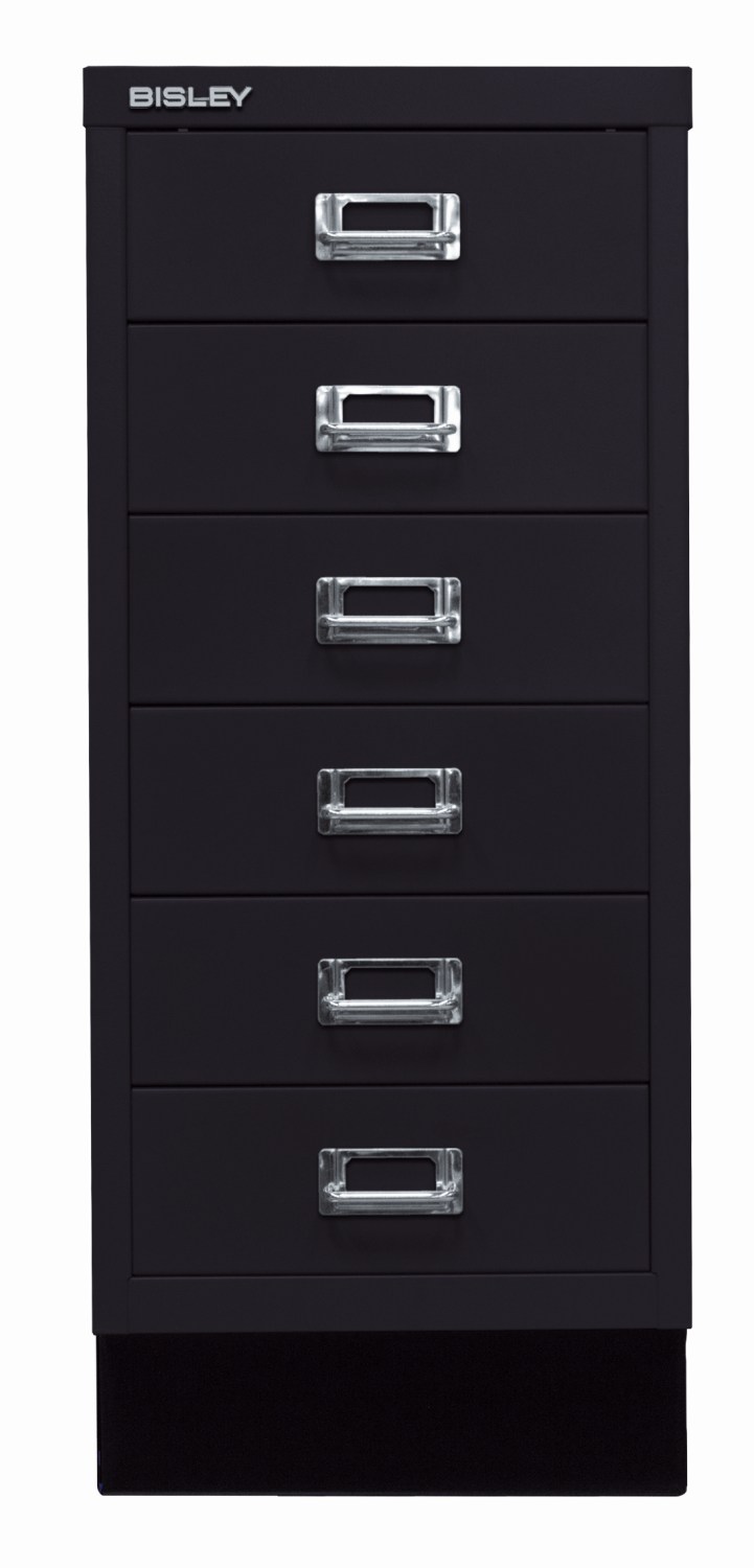 Bisley MultiDrawer™ 29er Serie mit Sockel - DIN A4 mit 6 Schubladen