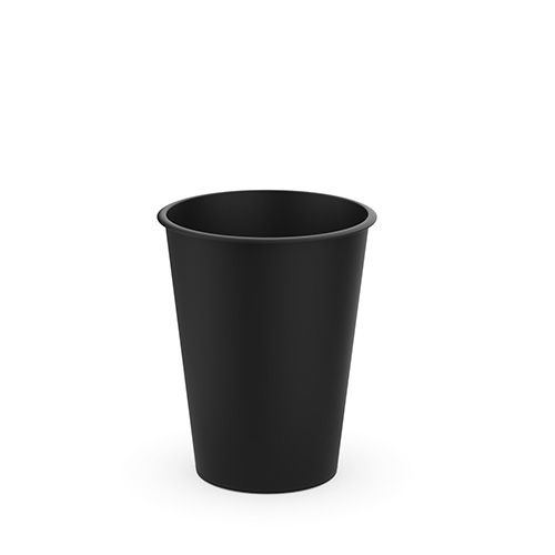 Mehrweg-Automatenbecher 0,28 l Ø 8 cm x 9,4 cm, schwarz, VPE= 144 Stück (4x 36)