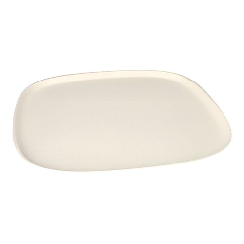 Teller aus Zuckerrohr "pure" 30 x 30 cm weiß "Belle Vie, Ligne Carrée", VPE= 40 Stück (10x 4)