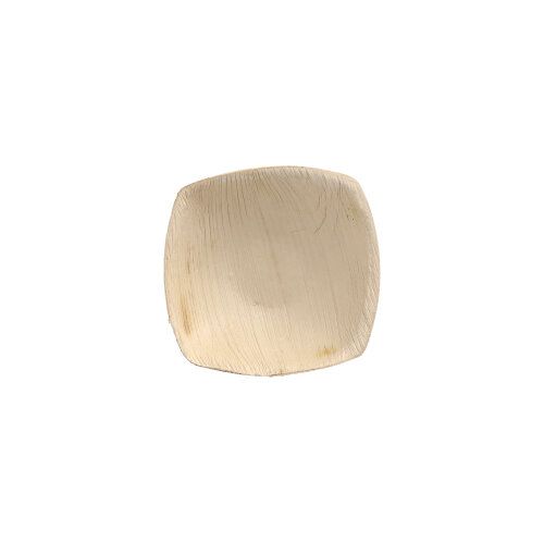 Schalen aus Palmblatt "pure" 50 ml 9 x 9 cm natur "QUADRATO", VPE= 100 Stück (4x 25)