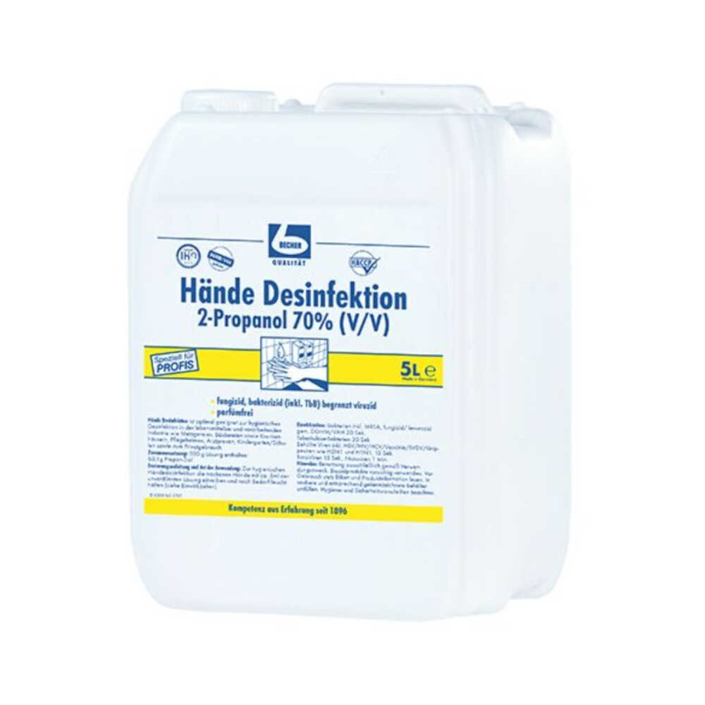 "Dr. Becher" Hände Desinfektion 5 l, 1 VPE = 1 Stück (1x 1)
