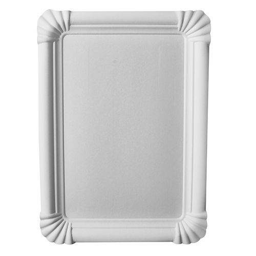 Pappteller eckig "pure" 16,5 x 23 cm, VPE= 500 Stück (2x 250)