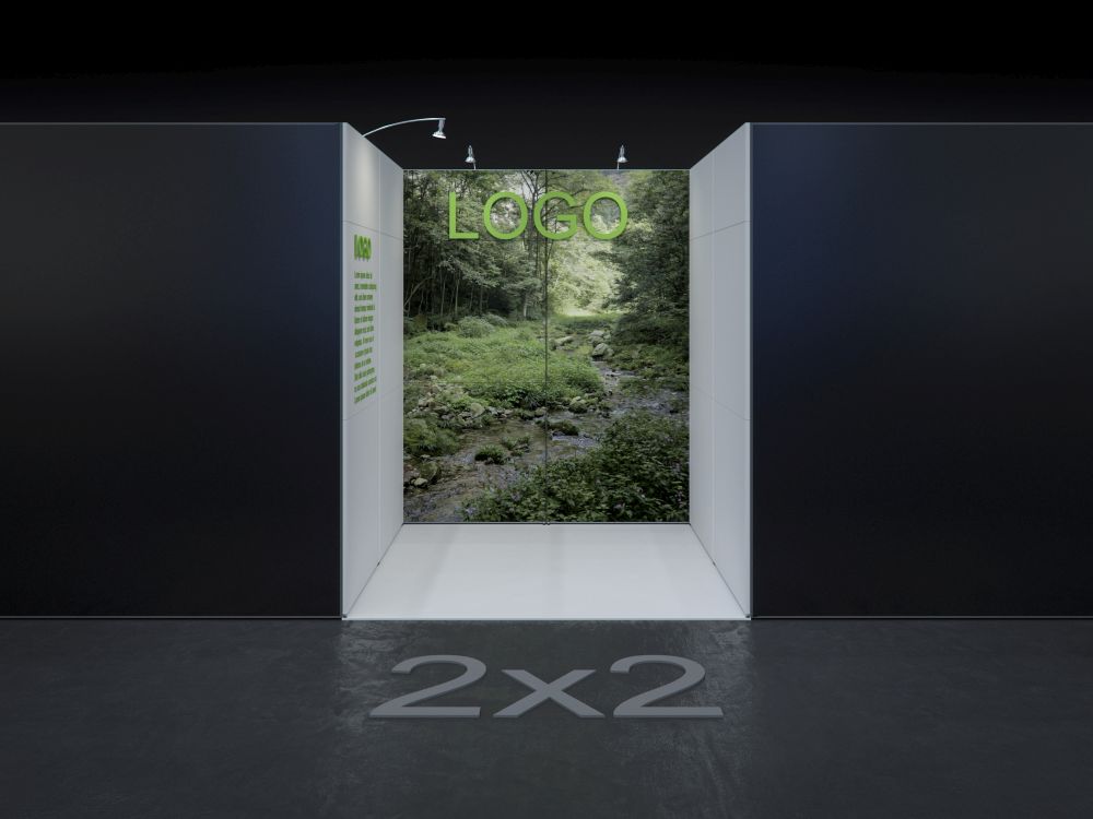 MBA SCENARIO® Displaysystem 2x2m Reihenstand