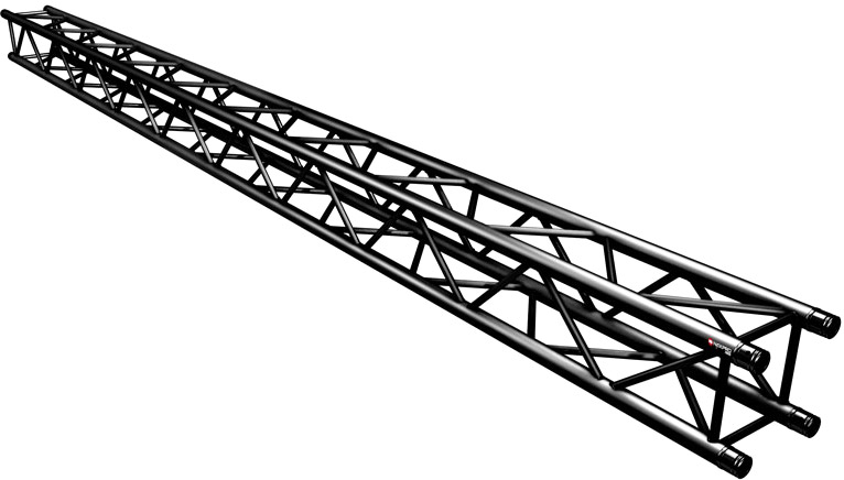 Naxpro-Truss FD 34 Strecke 500 cm RAL9005 - Schwarz - Seidenmatt