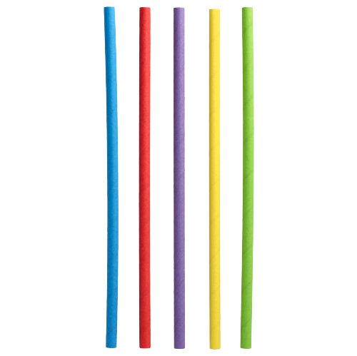 Shake-Halme aus Papier Ø 8 mm x 25 cm bunt, VPE= 3000 Stück (6x 500)