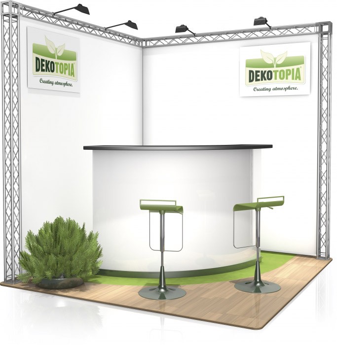 Messestand Traverse FD 14 - 2 x 2 m