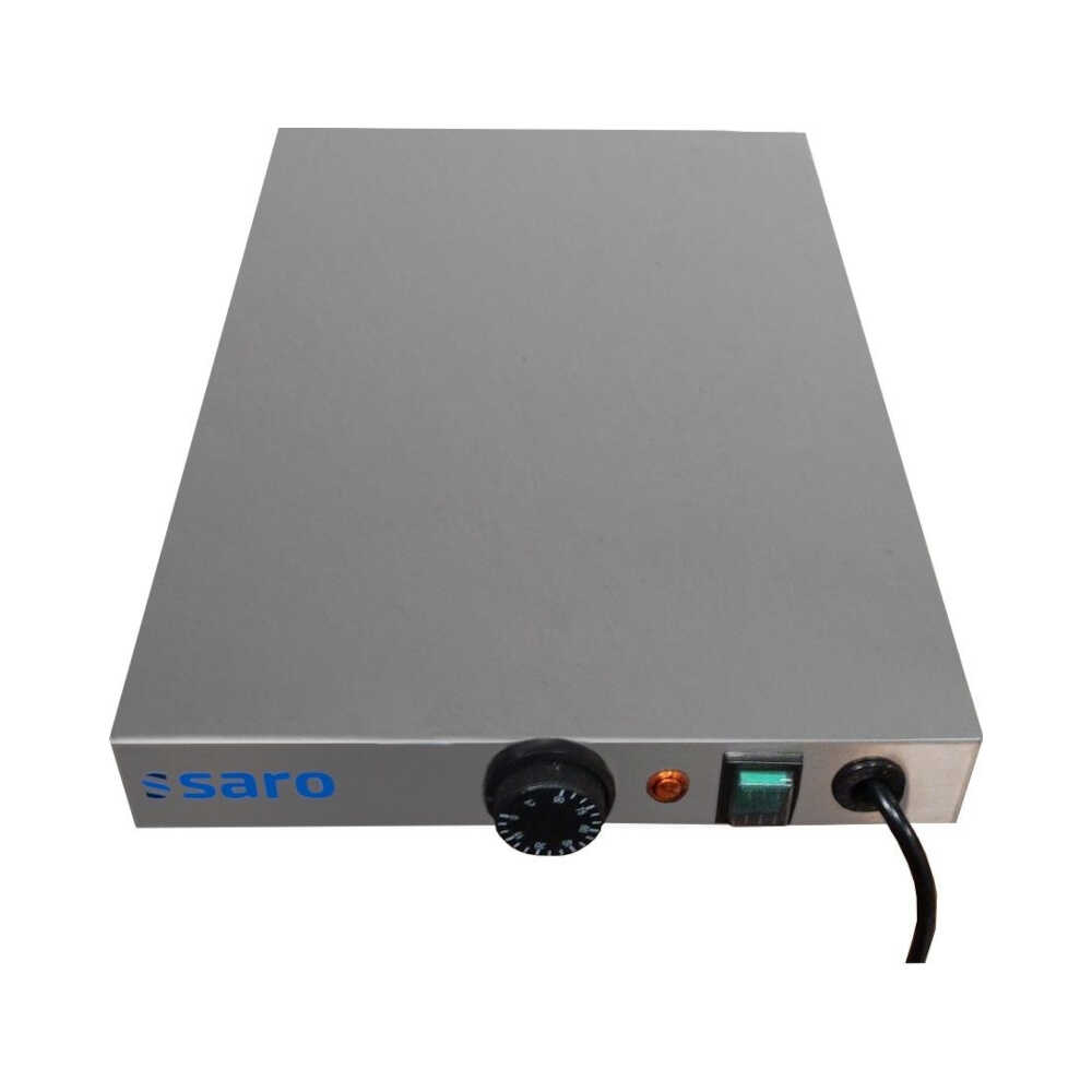 Saro Warmhalteplatte 1x GN 1/1, Edelstahl, 330 x 530 x 60 mm, 230V