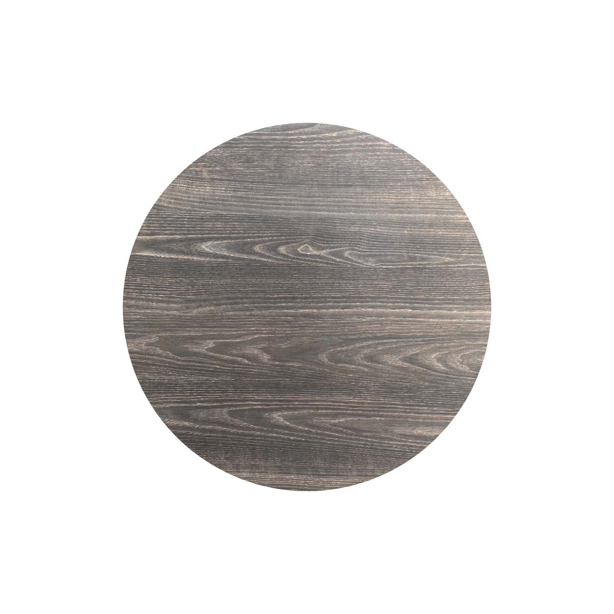 HPL Tischplatte Riverwashed Wood Ø70 cm