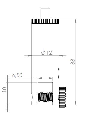 Abhängeset für Displays bis 6mm Stärke, Drahtseil ø1,5mm