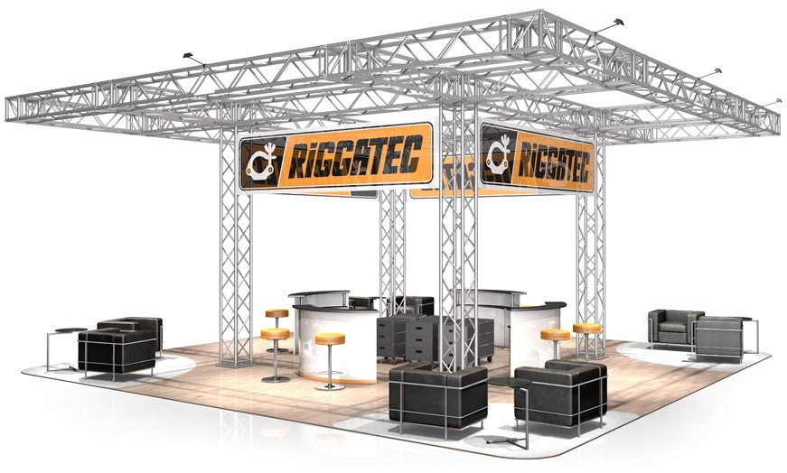 Messestand Traverse FD 44 - 10 x 10 m