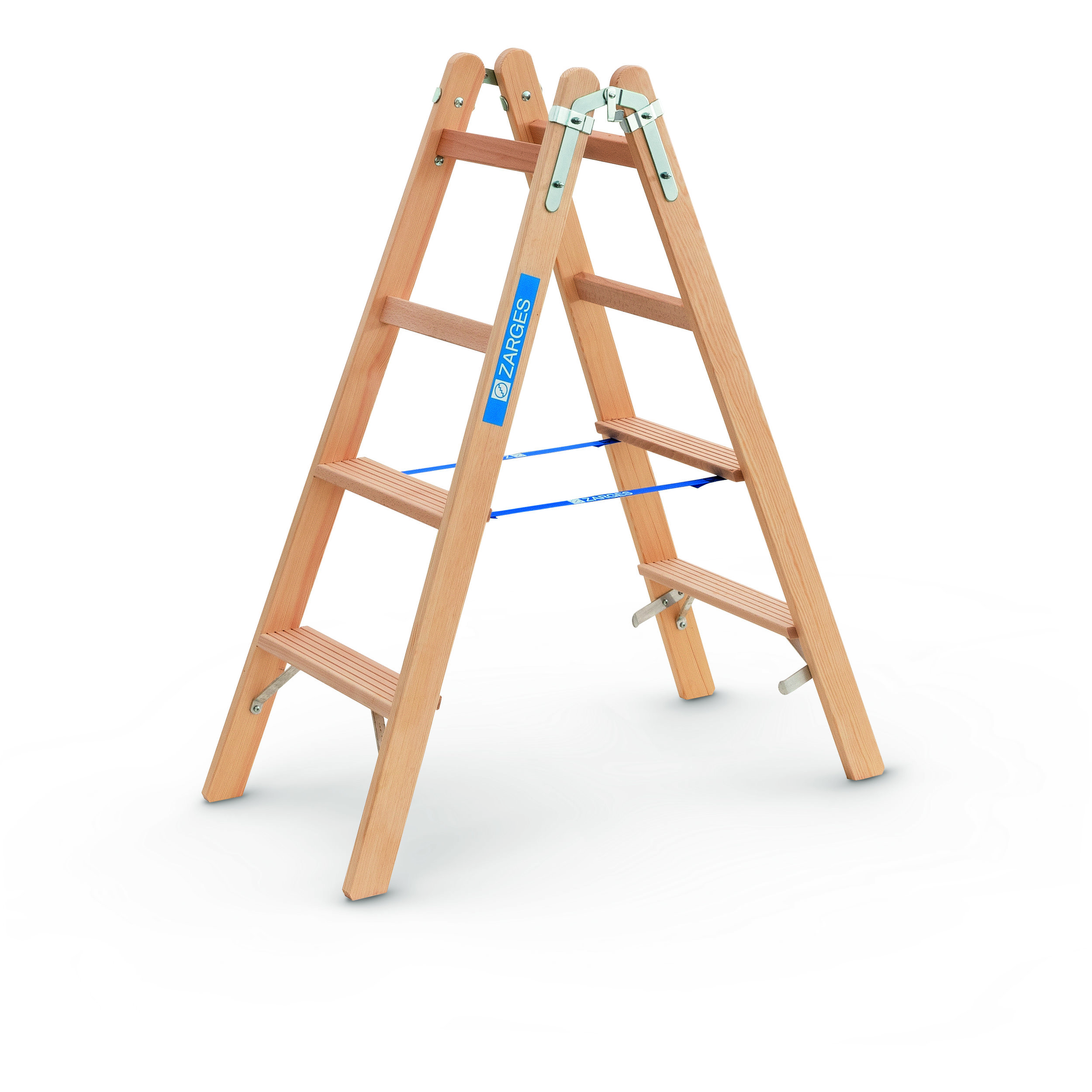 Zarges Crestastep B - Holz-Stufen-Stehleiter