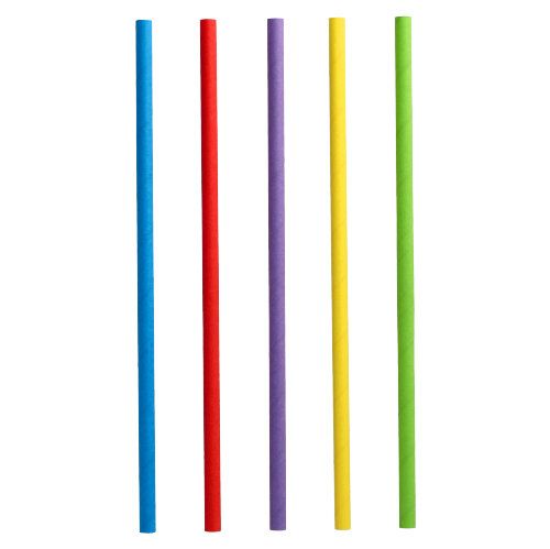 Shake-Halme aus Papier Ø 8 mm x 25 cm bunt, VPE= 1200 Stück (12x 100)