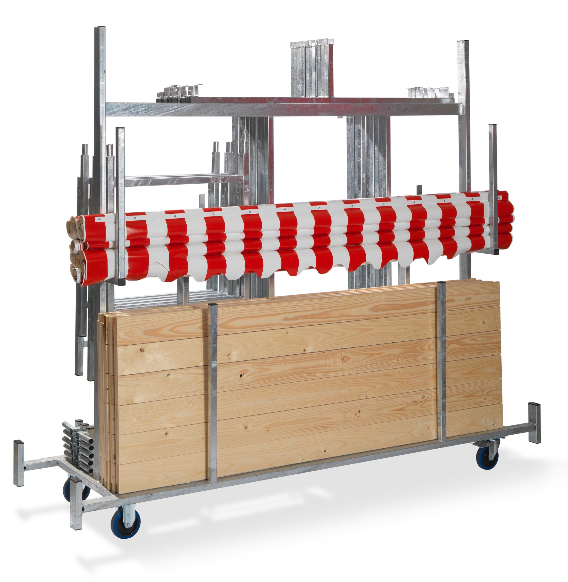 Marktstand Transportwagen, galvanisierter Stahl