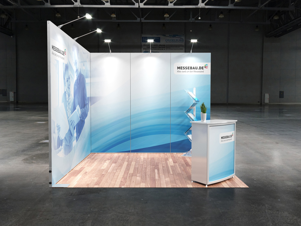 Octawall Messestand 3x3m Eckstand