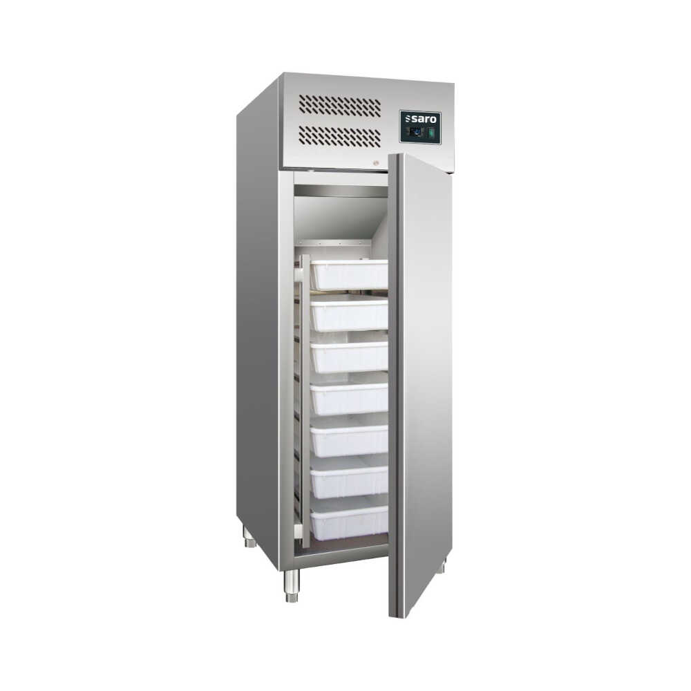 Saro Fischkühlschrank GN 600TNF, inkl. 7 Behälter 400 x 600mm, -5/0°C, 680 x 845 x 2010mm