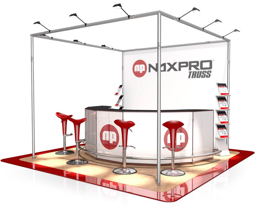 Messestand Traverse FD 31 - 3 x 3 m